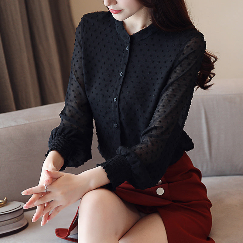 Woman Blouses Long Sleeve Shirts