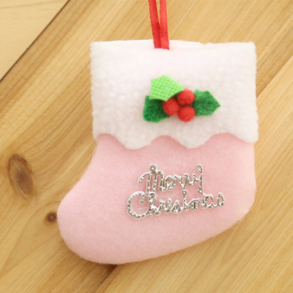 4pcsset Christmas Sock Hangings Ornament