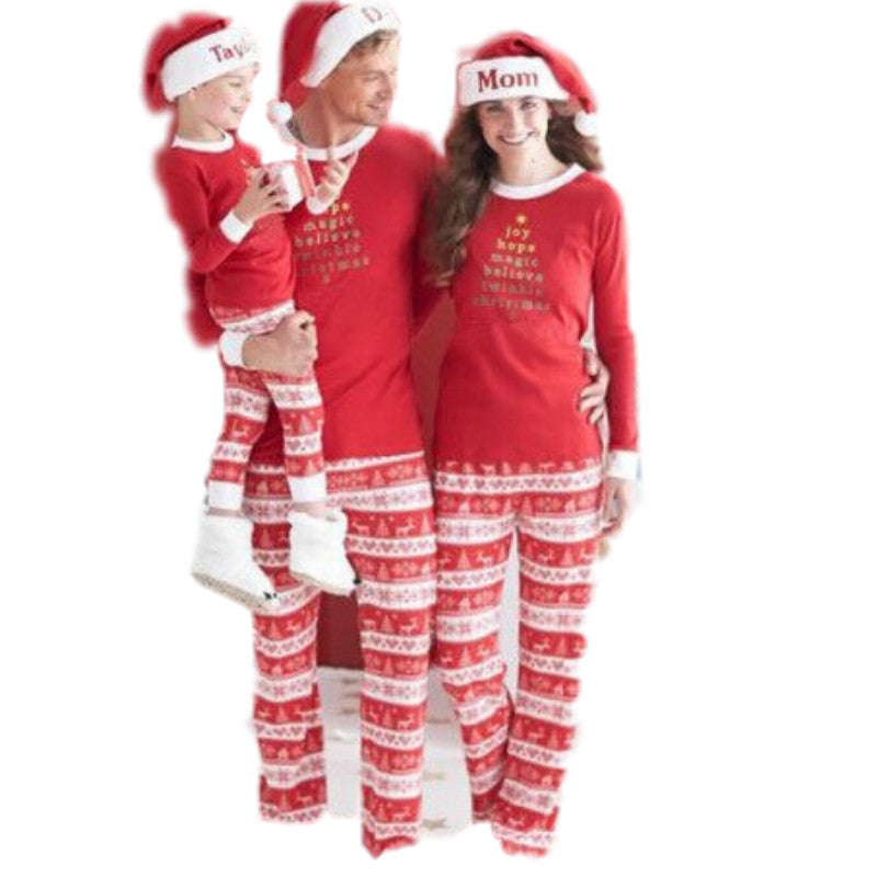 Printed Christmas Parent-child Wear